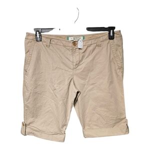 Old Navy Tan Bermuda Shorts Casual Cotton Twill